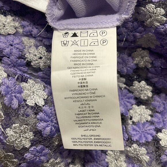 COPY - MK Floral Mauve Dress - Picture 8 of 9